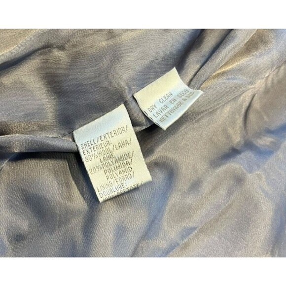 Jones New York Horn Toggle Wool Blend Pea Coat Hooded Women's Size Medium EUC - Picture 6 of 9